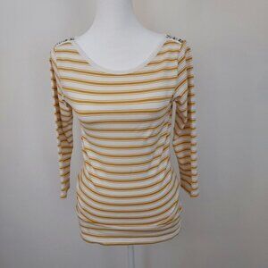 Matilda Jane 3/4 Sleeve Stripe Tee